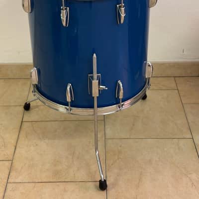 Yamaha 8000 tour custom Cobalt blue 22/12/13/16 snare and hardware image 21