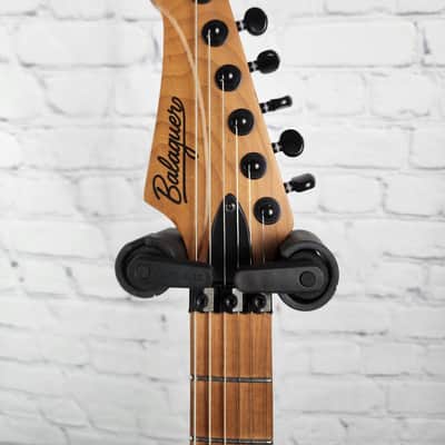 Balaguer Select Diablo Retro 27 6 String Electric Guitar Gloss Cerulean Blue Floyd image 5