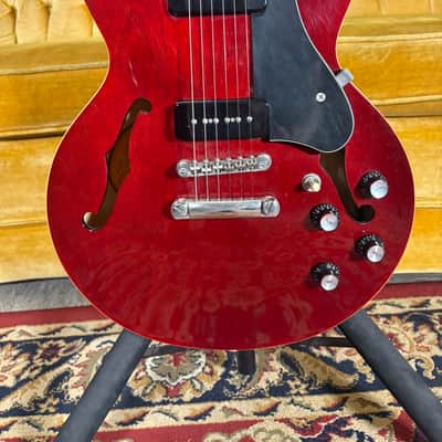 Epiphone ES-335 P90 Pro w/OHSC - Transparent Red image 3