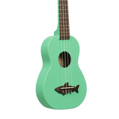 Makala Soprano Shark Series Ukulele, Surf Green image 2