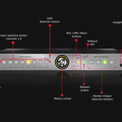 Antelope Audio Satori Hi-End Monitoring Controller Silver image 2