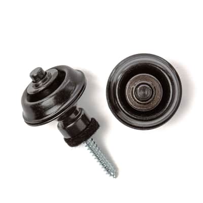 Dunlop SLS1503BK Straplok Traditional Strap Retainer System, Black image 4