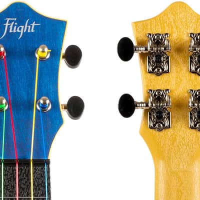 Flight TUSL-KIDZ Concert Scale Soprano Travel Ukulele New - Blue image 6