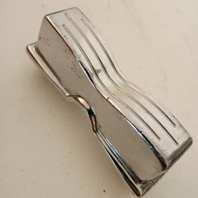 *Ludwig Acrolite 1x Bow-Tie Snare Drum Lug Chrome Bowtie Beaded 60s 404 Vintage* image 1
