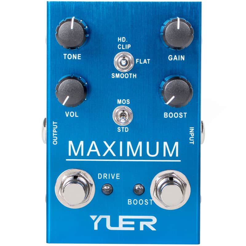 YUER MAXIMUM Overdrive Electric Guitar Effects Pedal True Bypass ✅New image 1