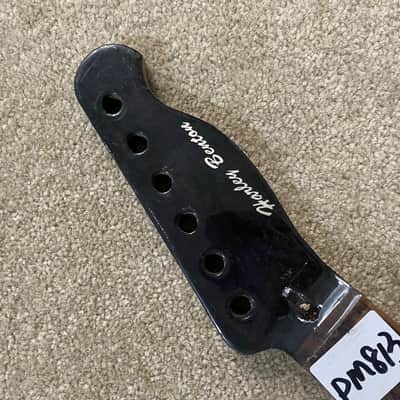 Black Harley Benton Maple Wood Tele Style Guitar Neck, Rosewood 22 Frets Fingerboard image 3