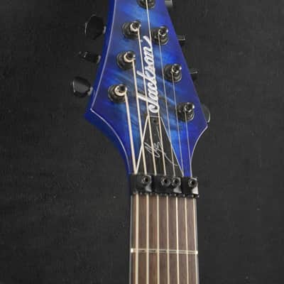 Jackson Pro Series Signature Chris Broderick Soloist 7P Transparent Blue image 6