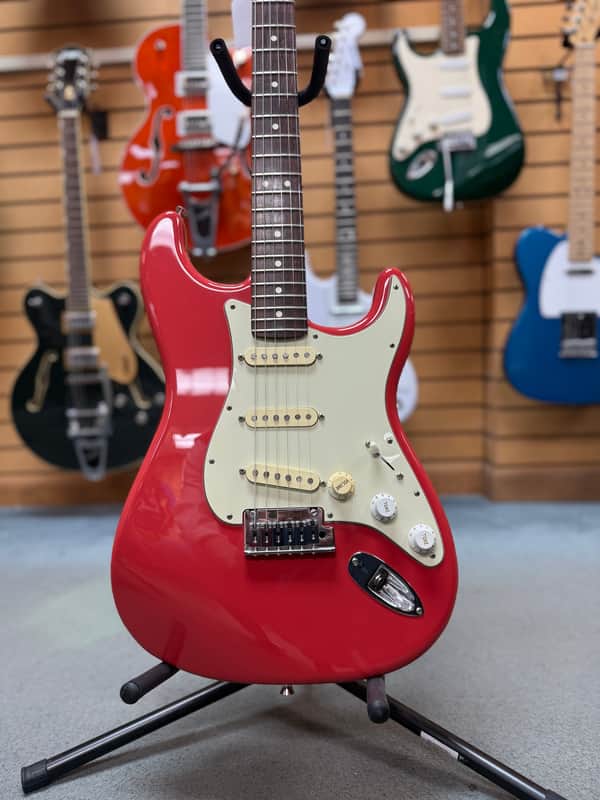 Fender American Professional Stratocaster - Fiesta Red (MODIFIED) - See Description