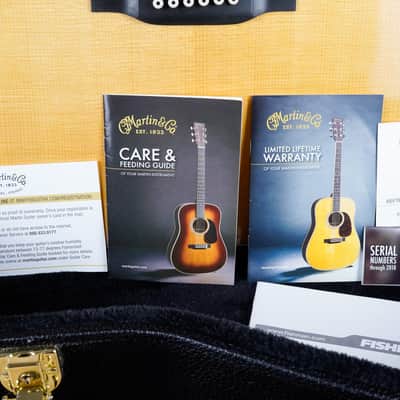 Martin D Special Ovangkol Dreadnought AE 2018 Natural USA Nazareth PA w/ Hard Case, Paperwork image 2