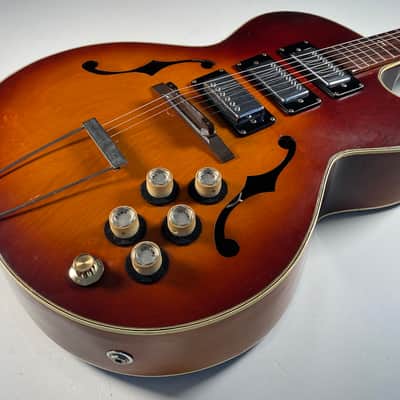 Teisco EP-17 Original '60s MIJ Vintage Hollow Body Electric Guitar Made in Japan image 4