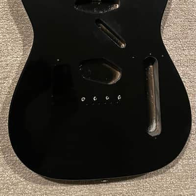 Guitar Mill Nitro Refinish - Fender American Vintage II 1951 Telecaster Body - Ash - Black image 2