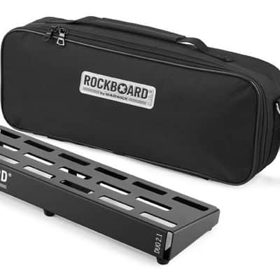 Rockboard DUO 2.1 Pedalboard with Gig Bag Black image 1
