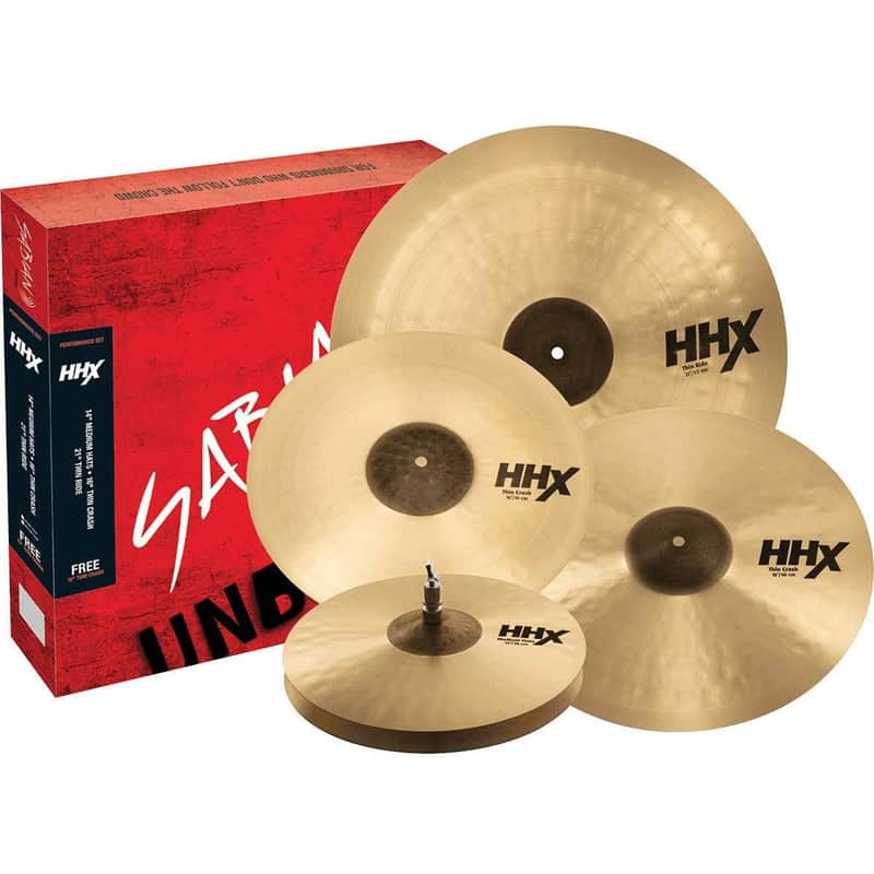 Sabian HHX Performance Cymbal Set, Natural Finish image 1