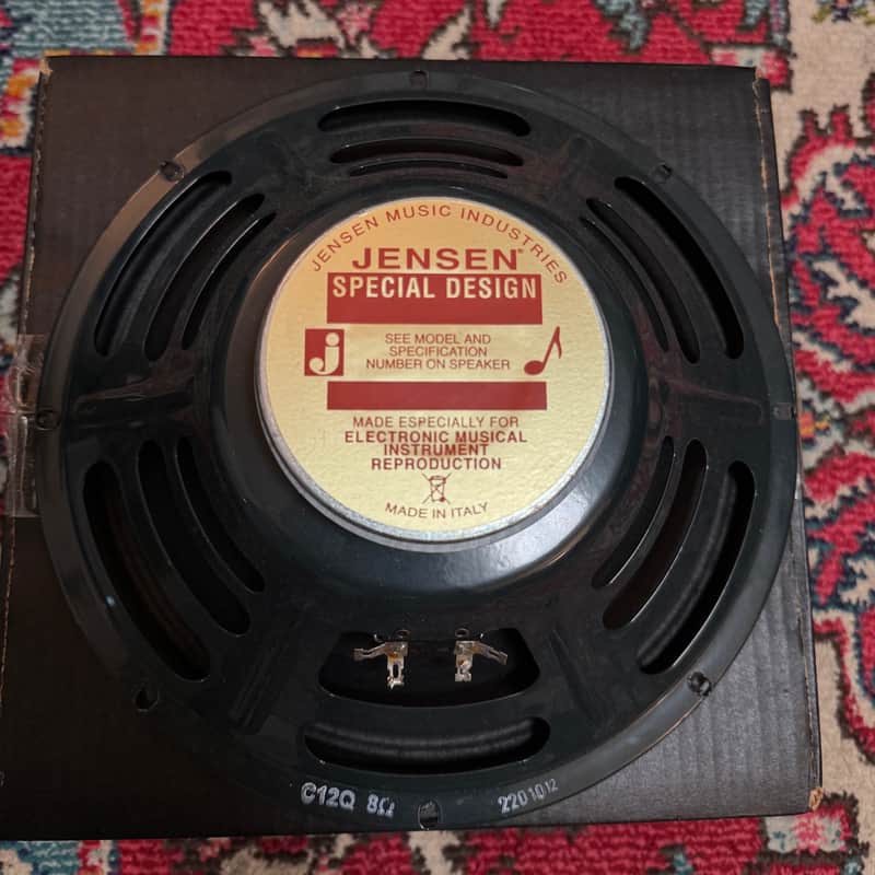 Jensen C12Q Vintage Ceramic 12" 40-Watt 8ohm Guitar Speaker 2010s - Green image 1