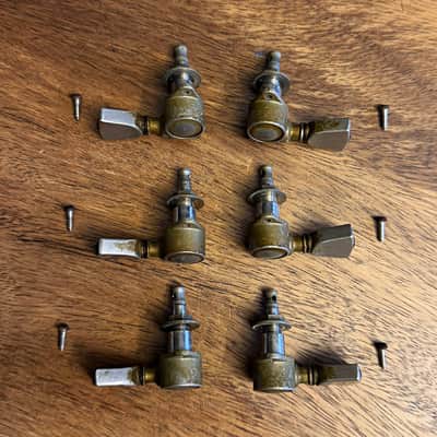 Vintage Grover Rotomatic 102 Series tuners - '74 complete & fully functional 3x3 chrome set image 6