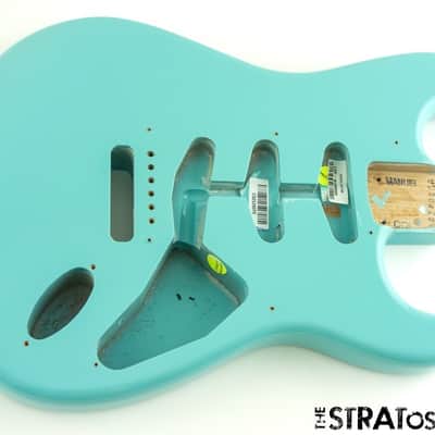 Fender Stratocaster ERIC JOHNSON Strat BODY, American Nitro Tropical Turquoise image 1