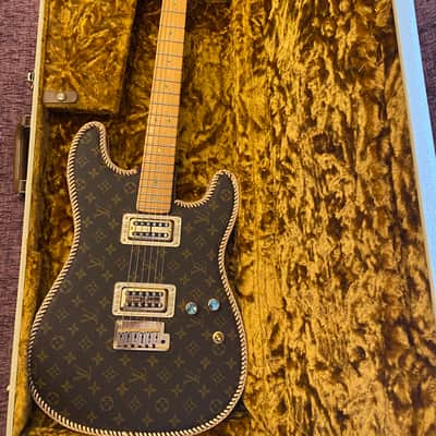 2004 Fender Louis Vuitton Stratocaster One of a Kind Post Malone Telecaster sibling guitar image 2