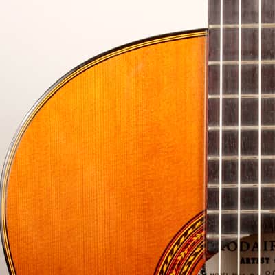 Kodaira AST-80F Flamenco Classical Guitar Solid Cedar, Cypress Back and Sides. Handmade in Japan image 5