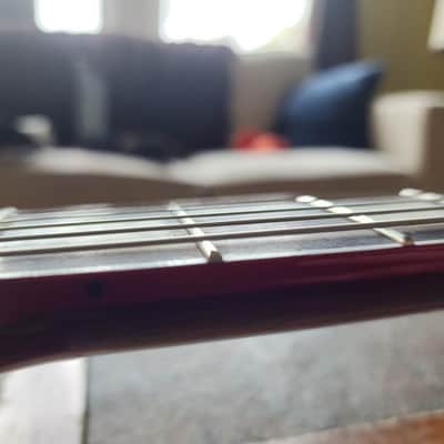 Epiphone Les Paul Custom Widow w/RoadRunner hsc - red burst image 9