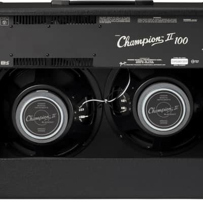 Fender Champion II 100 Blackout Electric Guitar Combo Amplifier, 100W, Black image 4