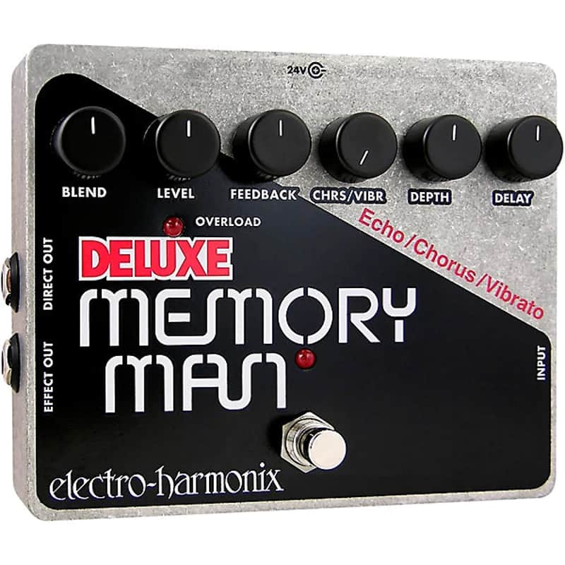 Electro-Harmonix Deluxe Memory Man XO Analog Delay Guitar Effects Pedal image 1