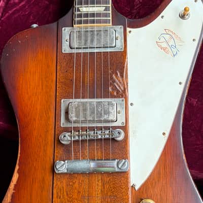 Johnny Winter Signature 1963 Firebird V Tom Murphy Aged Sunburst image 7