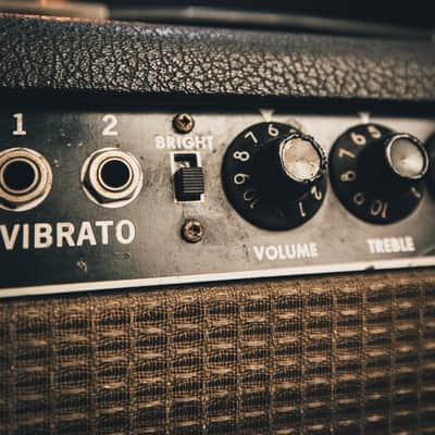 1966 Fender Super Reverb 2-Channel 40-Watt 4x10" Guitar Combo 1963 - 1967 - Black Panel Bild 4