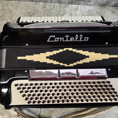 Contello Italian accordion 15.5"keyboard 3/5 reed lightweight Guerrini build image 4