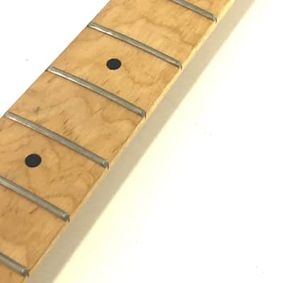 BG Viper Custom Project Guitar Neck Light Relic Satin Rock Maple Jumbo Frets Luthier Project! image 2