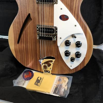 Rickenbacker 330 Electric Guitar, Thin-Line Semi-Acoustic, Walnut, 21 fret, 2 Pickups, Dot inlay, W/Case image 4