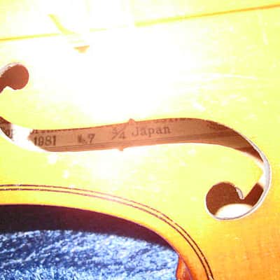 Kiso Suzuki 3/4 Violin (1971) image 7