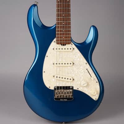 Ernie Ball Music Man USA Silhouette Special SSS Hardtail - 2000 - Blue Pearl image 1