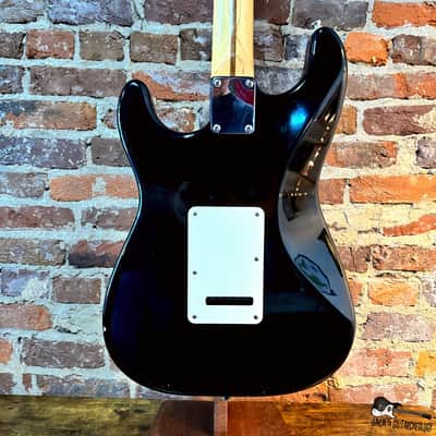Squier MIM Stratocaster HSS Electric Guitar (1997 - Black) image 9
