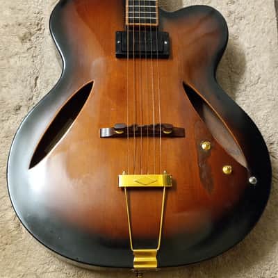 Zimnicki Nouveau Archtop Jazz Guitar 1991 - Tobacco Sunburst image 2