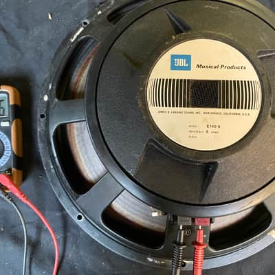 JBL E-140-8 70’s-80’s - Black image 1