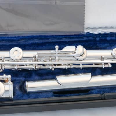 Gemeinhardt 3SB Intermediate Flute *All Solid Silver *B-foot *Open-hole *Cleaned & Serviced image 11