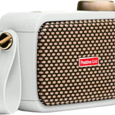 Positive Grid Spark GO Ultra-Portable Guitar Combo Amplifier, 5W, Pearl & Spark LINK Wireless System image 4
