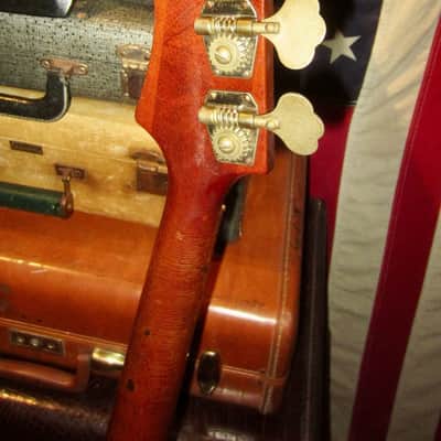 1965 Epiphone Newport Bass Red image 5