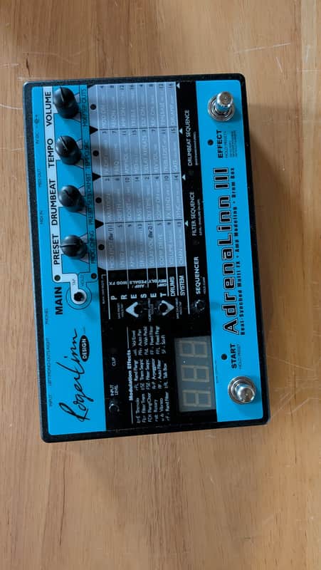 Roger Linn AdrenaLinn III Blue 2010s | Reverb Canada