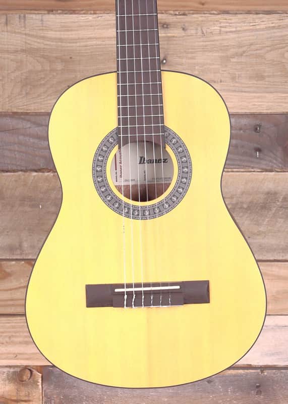 Ibanez GA1 1/2-Size Classical Acoustic Guitar Open Pore Amber image 1