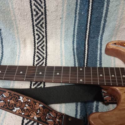 Custom Strat ST style 2020s - *Fender Tex Mex Pickups* Spalted maple natural image 4