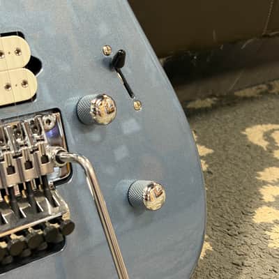 Jackson MJ Series Dinky DKR - Ebony Fingerboard, Ice Blue Metallic, Used image 4
