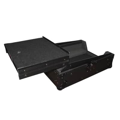 Pro-X XS-M12LTBL Black FInish 12" Universal Mixer Case W/ Laptop Glide Shelf image 13