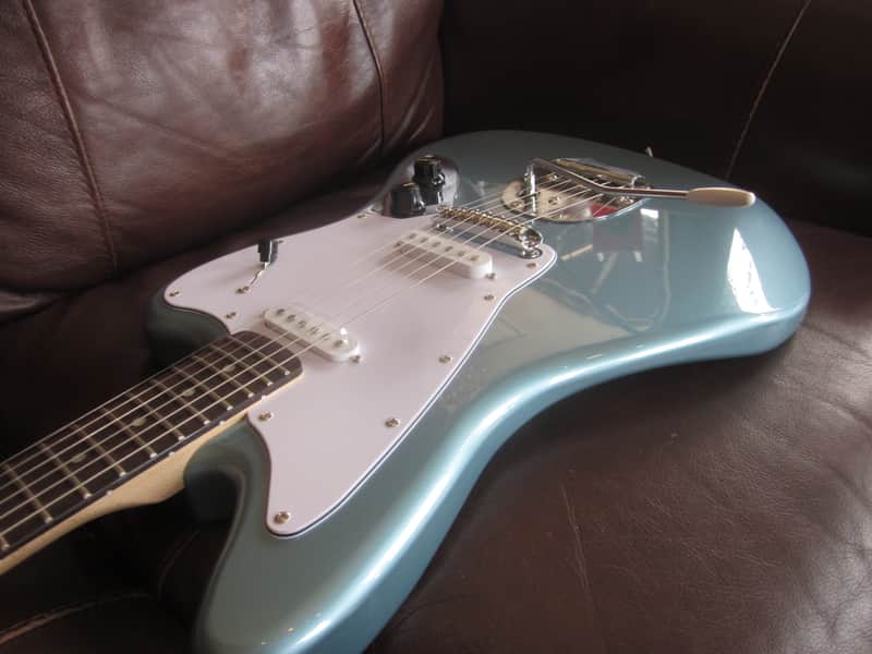 Fender Squier Limited Edition Affinity Series Jaguar Electric Guitar Ice Blue Metallic image 1