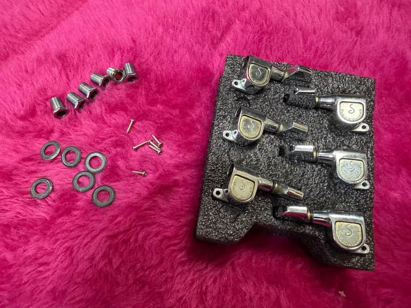 1970s 1980s Schaller 3 x 3 M6 Tuners - Chrome | Vintage Gibson Guild image 1