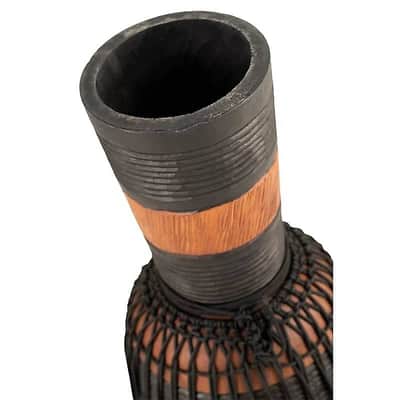 Meinl ADJ3-XL+Bag 13" Original African Style Rope Tuned Brown & Black Wood Djembe w/ Gig Bag image 4