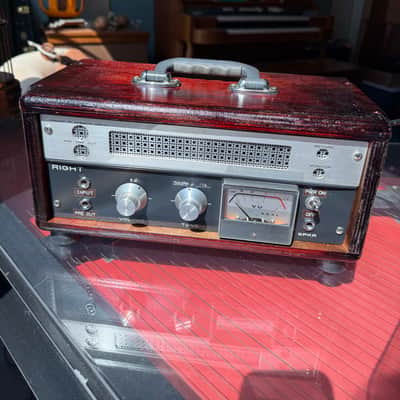 Akai-Roberts hand made amp 2025 - sunset red image 1