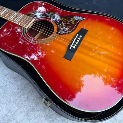 Epiphone Hummingbird 2008 - Cherry Sunburst image 2