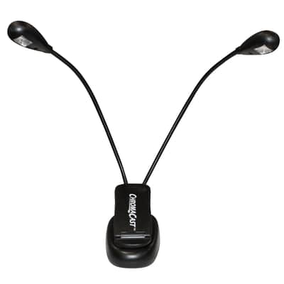 ChromaCast CC-L2 Adjustable Clip-On Dual Head LED Light | Bright Lighting for Music Stands, Reading, and Workspaces | Portable, Flexible Arms, Energy Efficient image 3