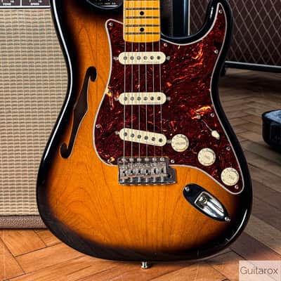 2018 Eric Johnson Signature Stratocaster Thinline Sunburst image 1